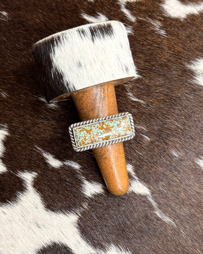 Johnny Dixon Adjustable Rectangle Ring *Native