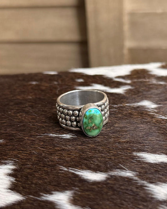 Sonoran Studded Stone Ring (Sz10) *NonNative