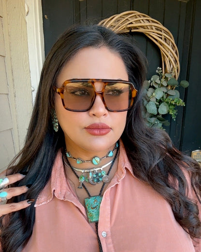 Retro Aviator Cowgirl Sunnies