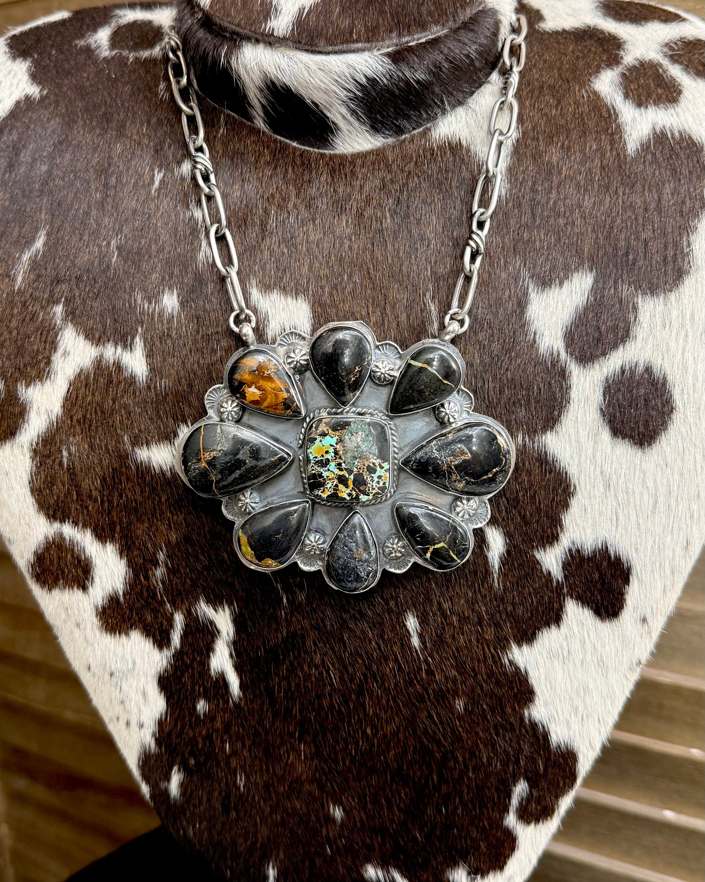 18” Boyd Ashley XLarge BlackJack Necklace *Native