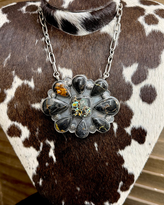 18” Boyd Ashley XLarge BlackJack Necklace *Native