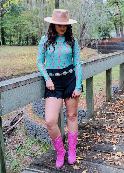 Cute Heifer Mesh Top