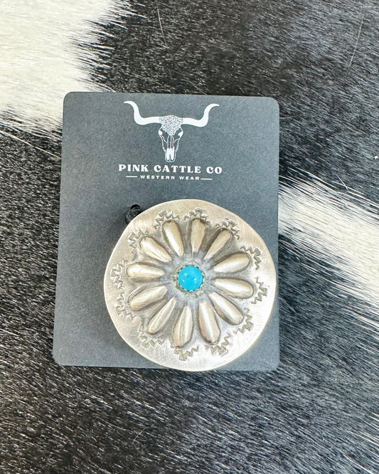 Aztec Concho Hair Tie