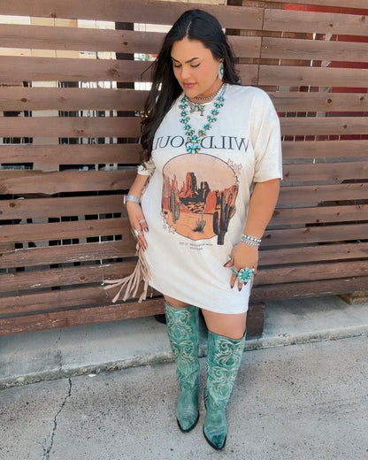 Wild Soul T Shirt Dress