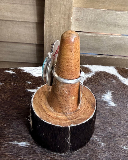 White Water Ring Sz 8 - *Native