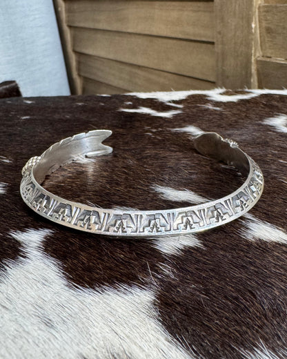 Delayne Reeves Sterling Pattern Cuff *Native