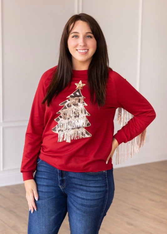 Farmhouse Christmas Top