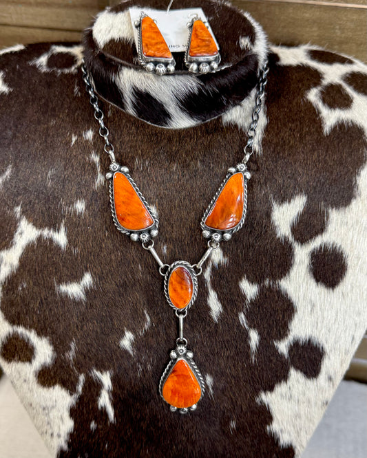 Spiny Lariat Statement Set *Native