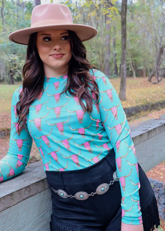 Cute Heifer Mesh Top