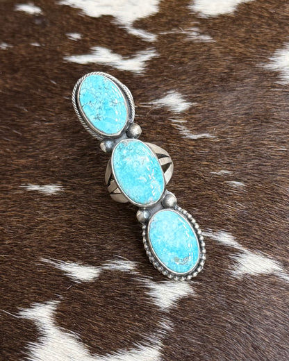 White Water 3 Stone Ring *Native