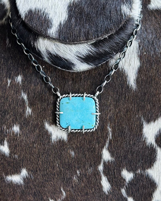 Waterproof Square Necklace *Native ￼