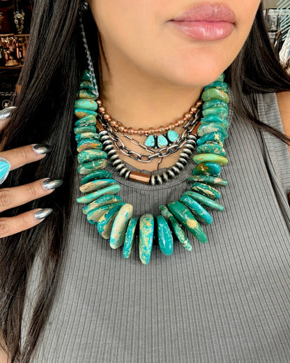 25" Chunky Stone Necklace