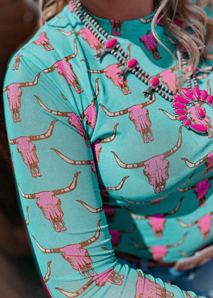 Cute Heifer Mesh Top