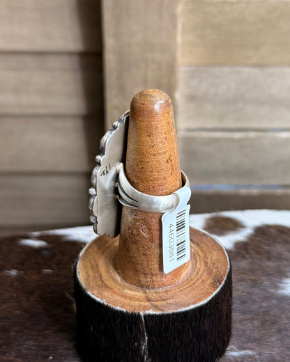 White Water ring Sz. 7.5 - *Native