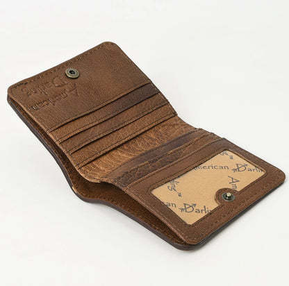 Brandy Tooled Wallet