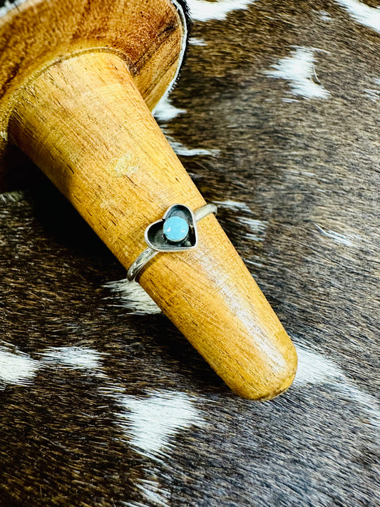 Sterling Stacker Heart Ring *Native