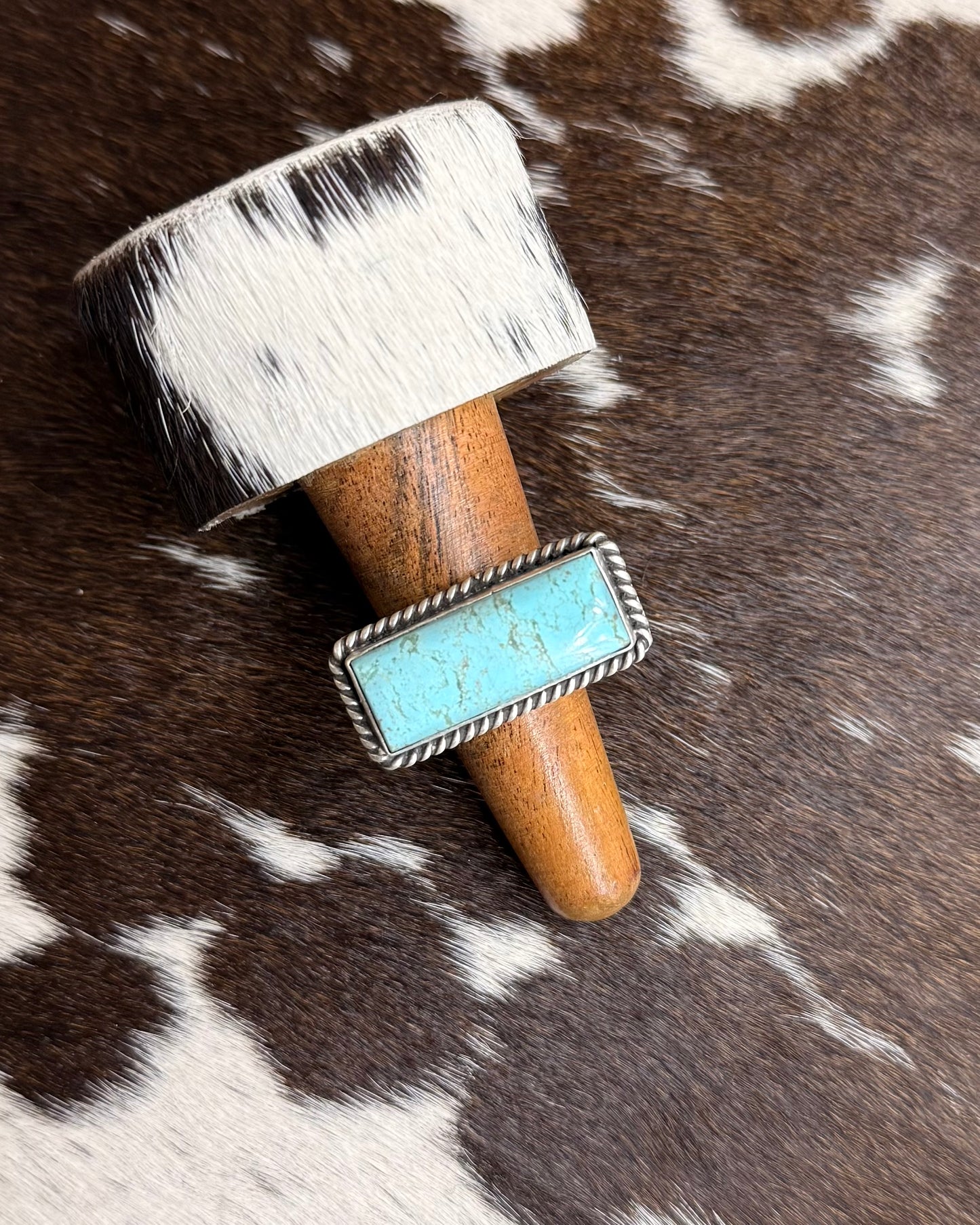 Johnny Dixon Adjustable Rectangle Ring *Native