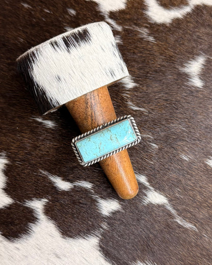 Johnny Dixon Adjustable Rectangle Ring *Native