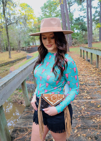 Cute Heifer Mesh Top