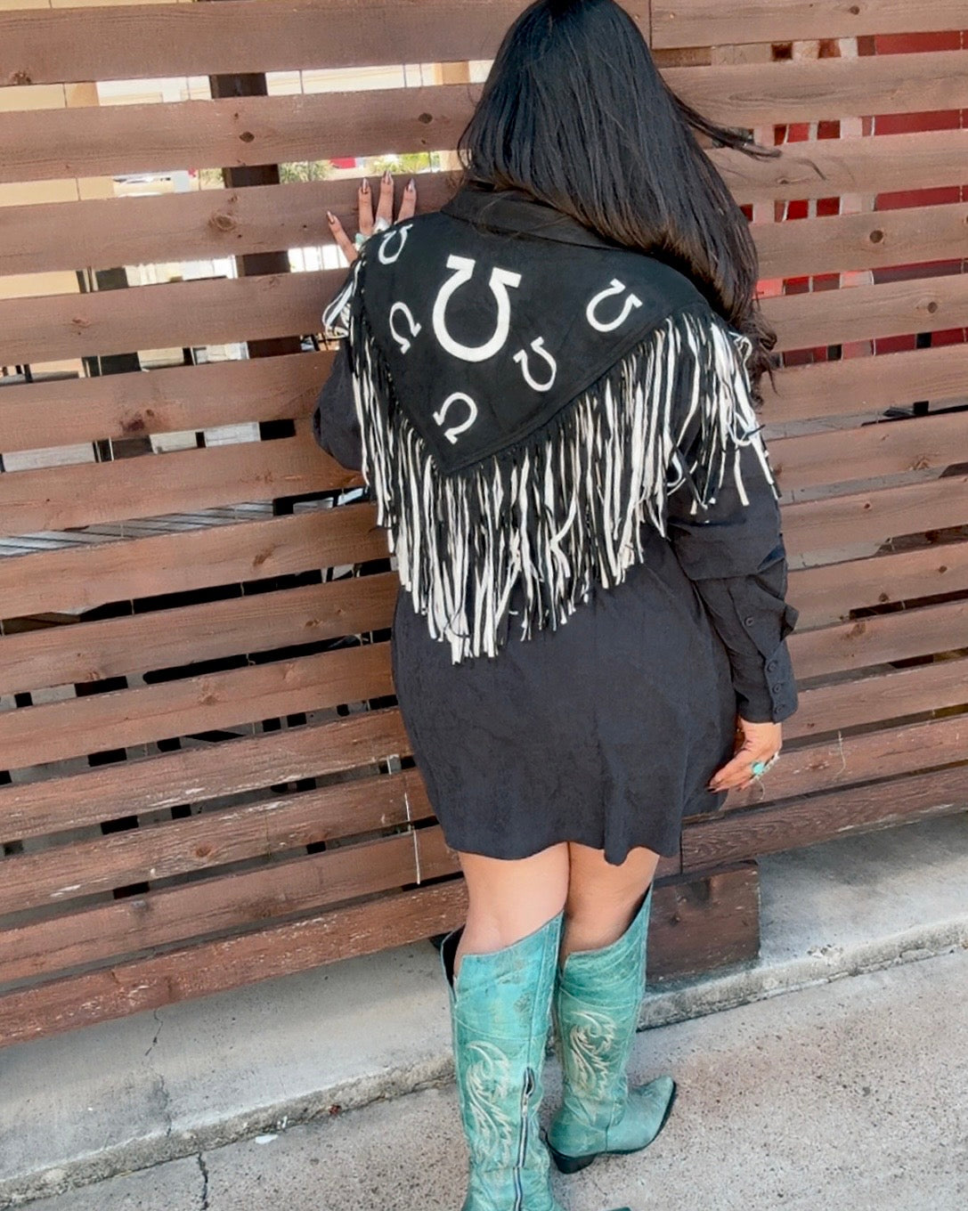 Lucky Fringe Collar Shoulder Shrug