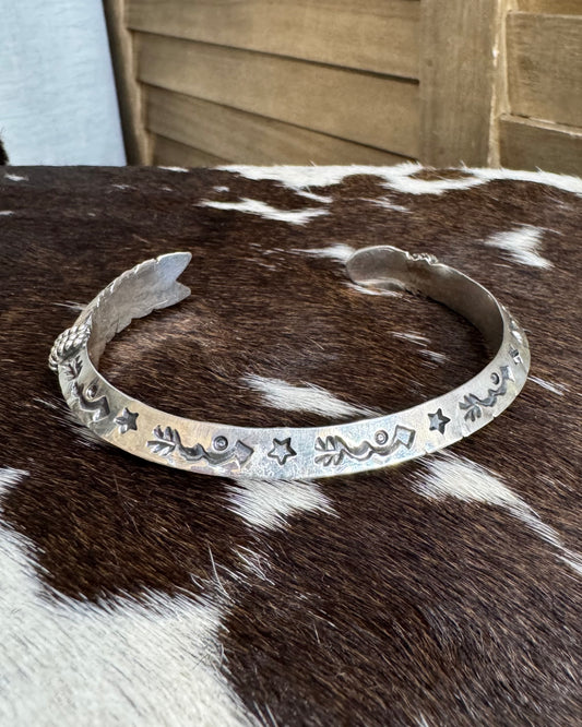 Delayne Reeves Sterling Pattern Cuff *Native