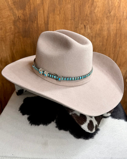 Sterling Turquoise Hat Band *Native