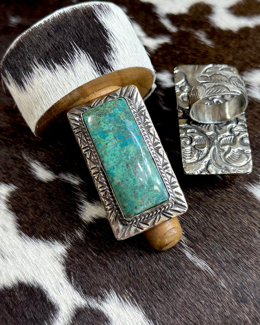 Tibet Turquoise & Tibet Silver Ring *NonNative