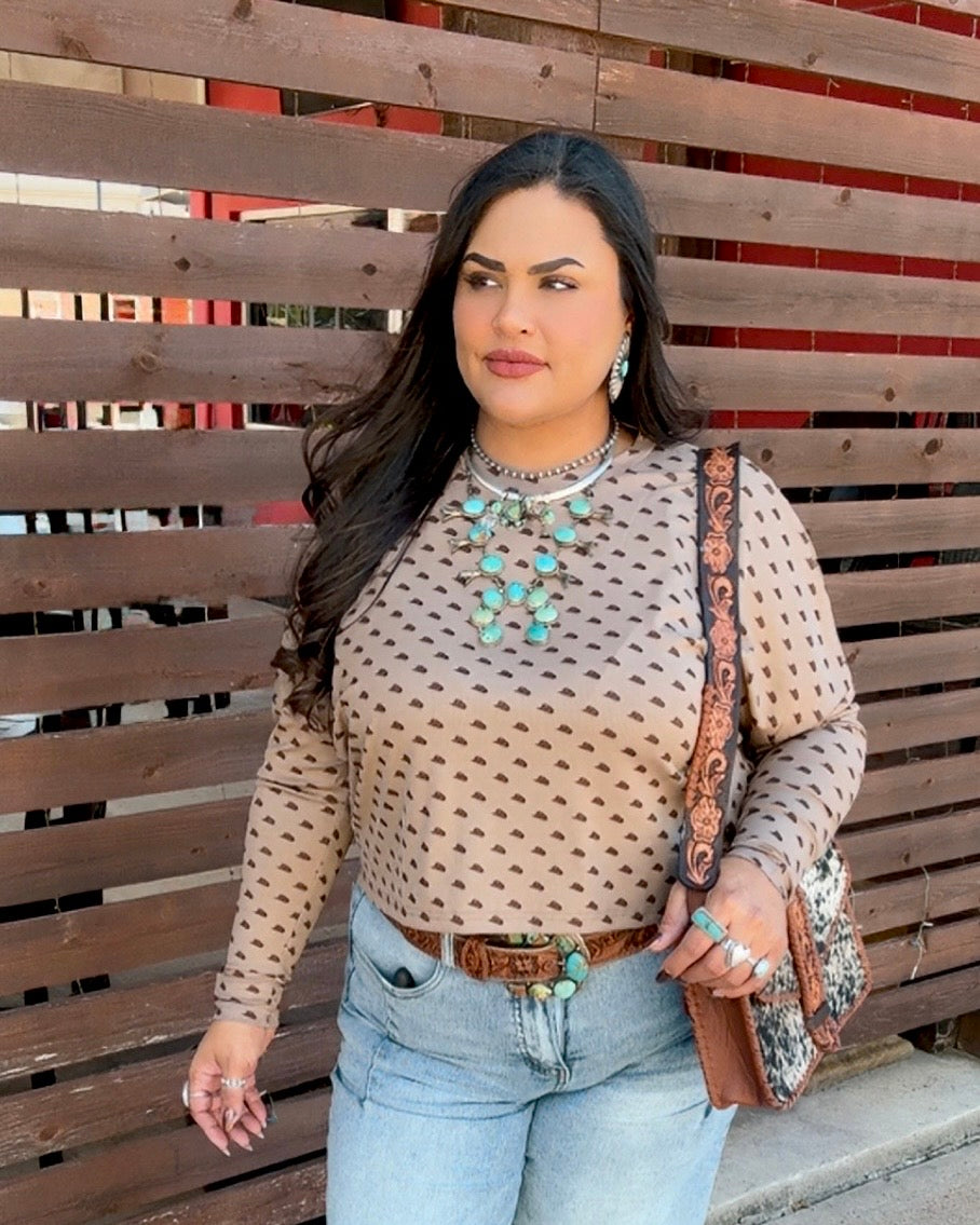 Howdy Dotty Longsleeve Top