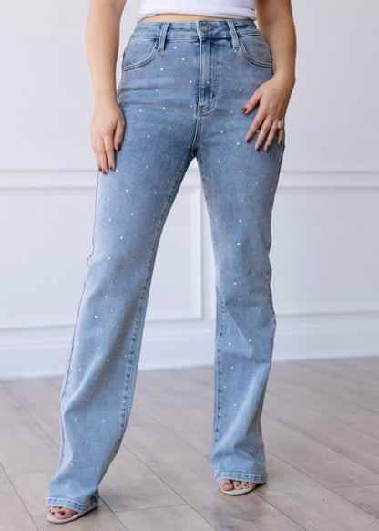 Love Struck Straight Leg Jeans *SIZE DOWN