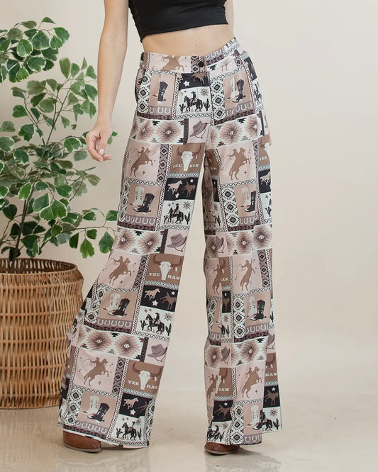 Western Patch Pants