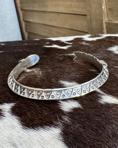 Delayne Reeves Sterling Pattern Cuff *Native