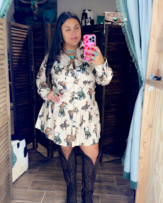 Buckin Bronco Dress