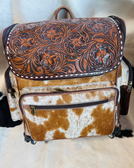 Cowhide Tooled Roller