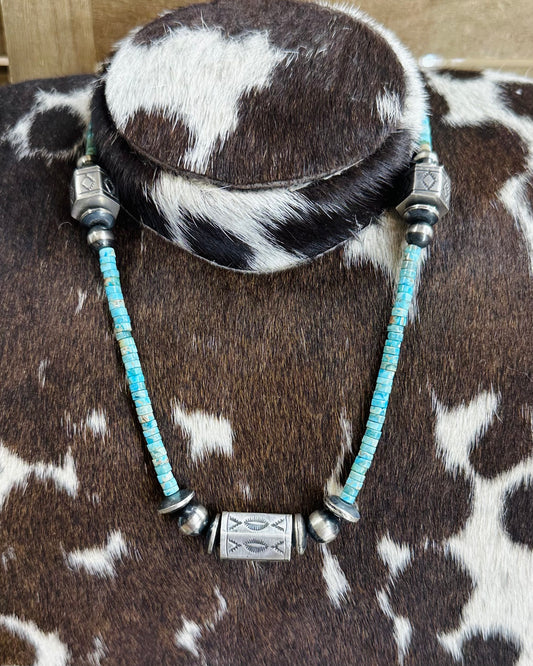 Turquoise Barrel Stacker *Native