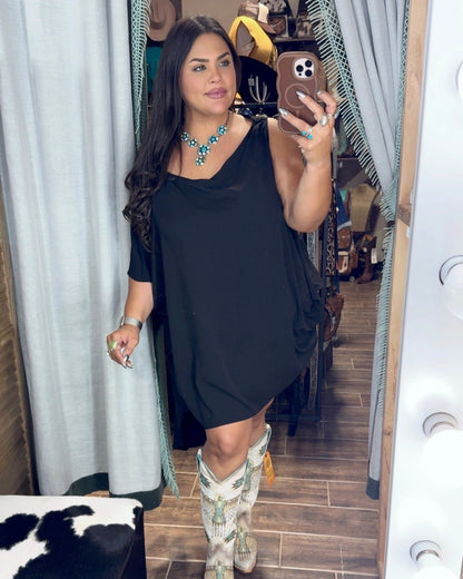 Off The Shoulder Dress *Black