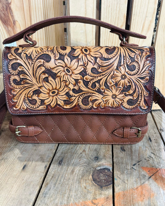 Quilted Top Handle AD bag