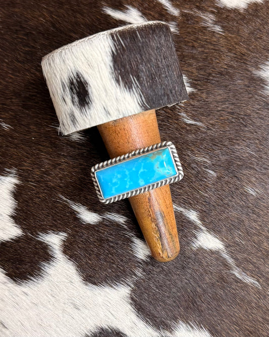 Johnny Dixon Adjustable Rectangle Ring *Native