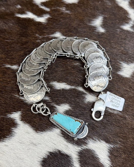 James McCabe Liberty Coin Bracelet *Native ~ READ DESCRIPTION