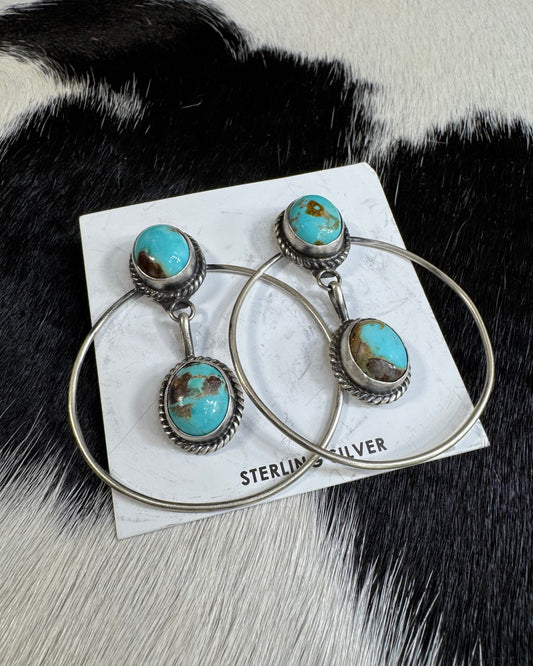 Judith Dixon Hoop Studs *Native