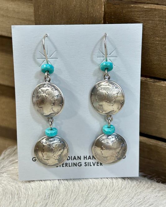 Coin Dangle Earrings