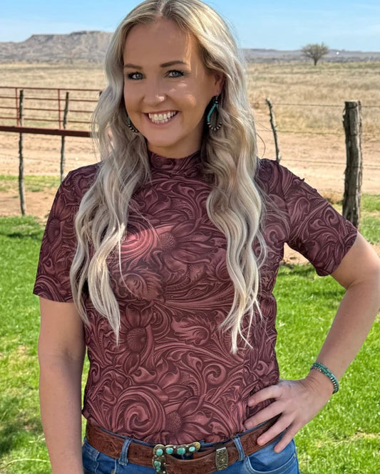 Country Roads Mesh Top