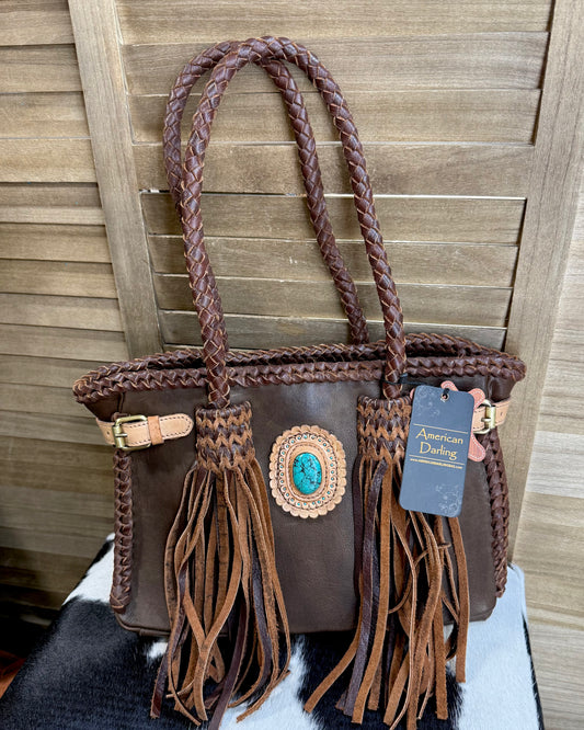 AD Stone Shoulder Bag