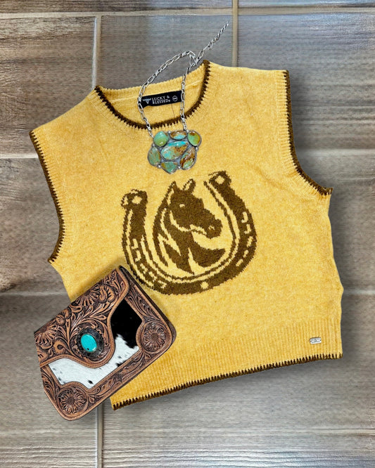 Lucky Horse Sweater Vest