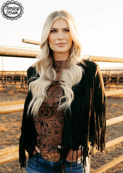 Country Roads Mesh Top