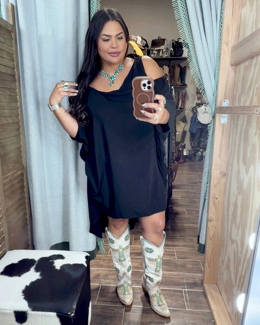 Off The Shoulder Dress *Black