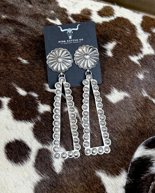 Eugene Charley Concho Earrings *Native