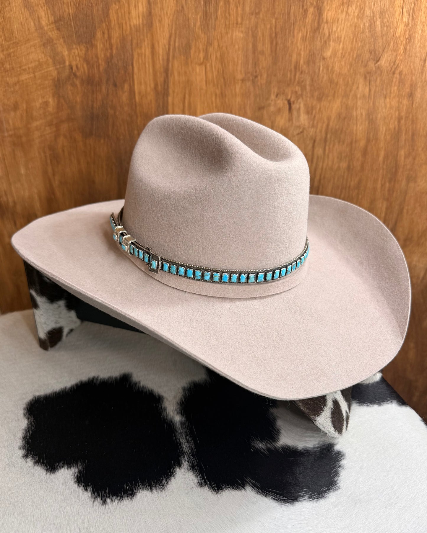 Sterling Turquoise Hat Band *Native
