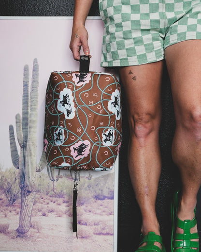 Pink Bronc Travel Bag