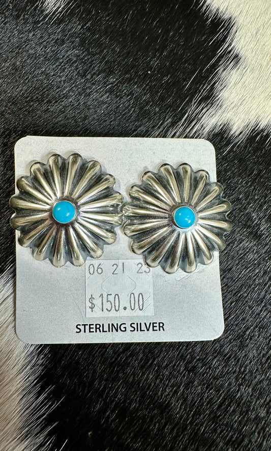 Large Sterling Concho