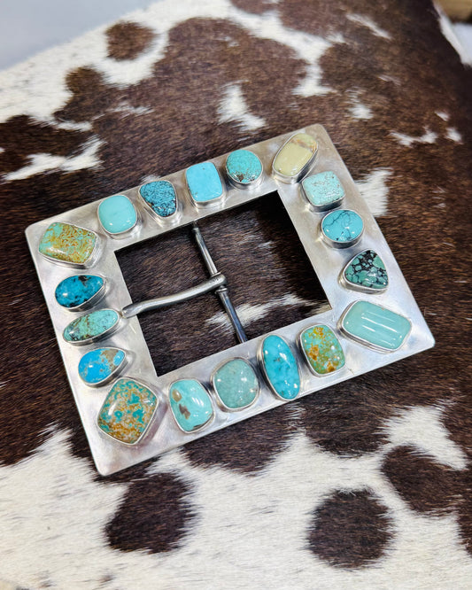 Mark Yazzie Squared Buckle *Native